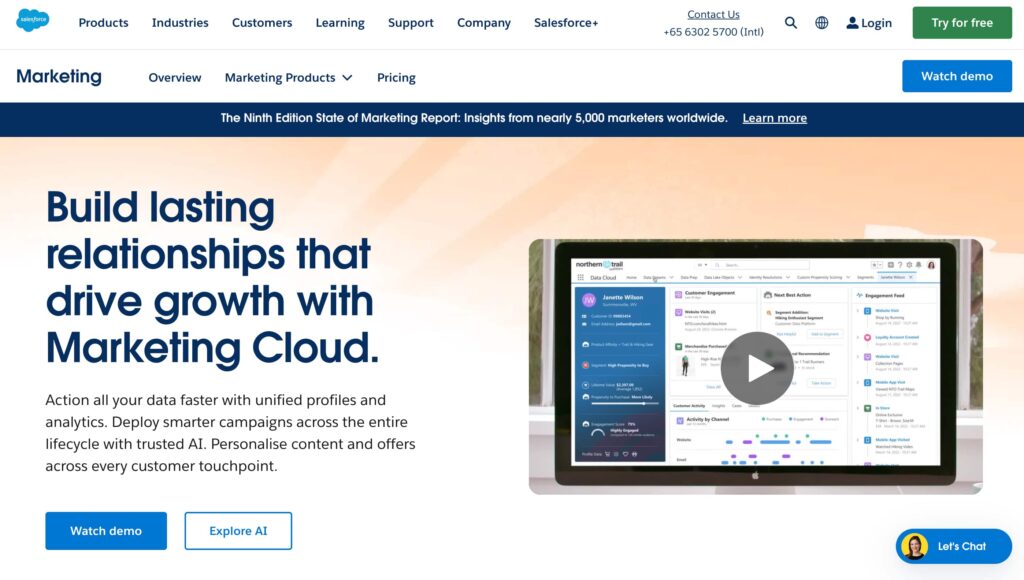 Hivebrite alternative- Salesforce Marketing Cloud